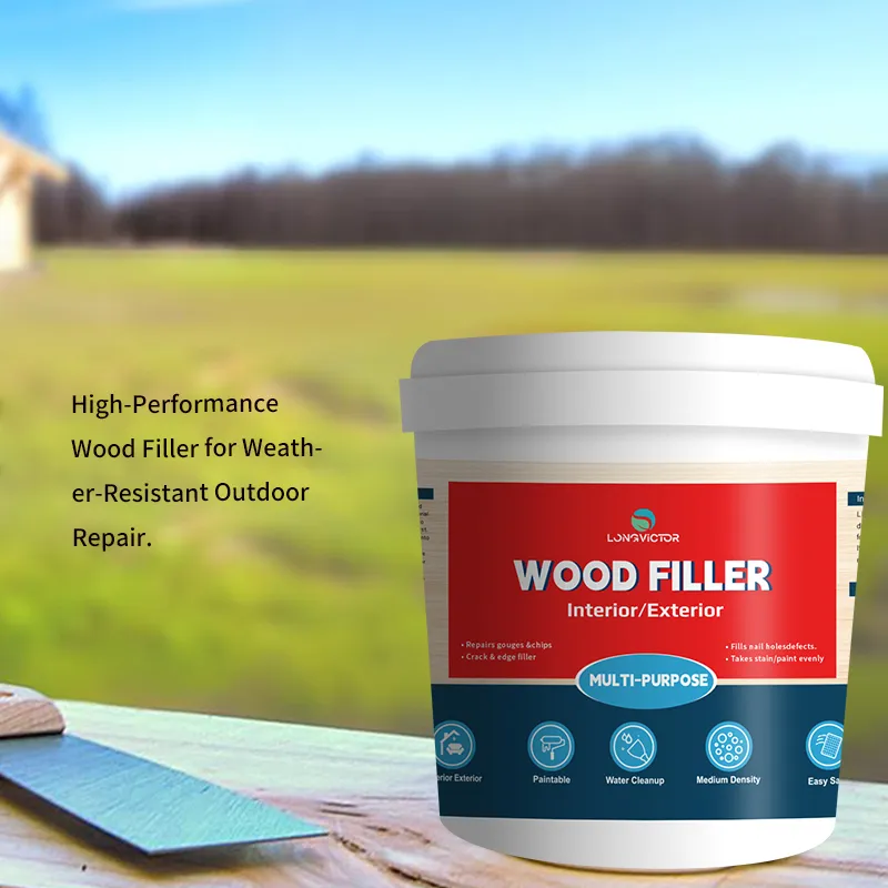 Heavy Duty Wood Filler for Doors, Furniture & Cabinets