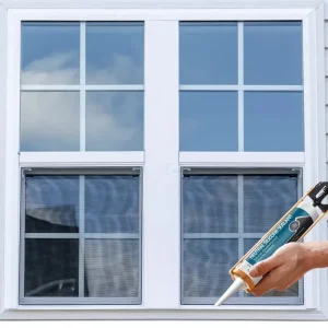 window and door weatherproof silicone caulk