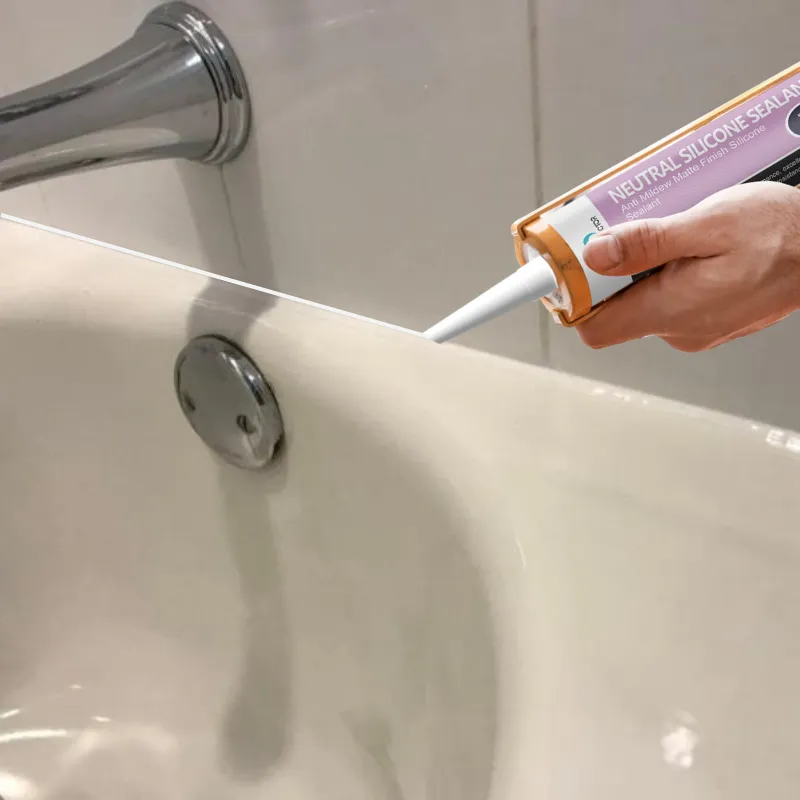 mold free matte finish silicone caulk for sink