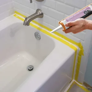 mold free matte finish silicone caulk for bath tub