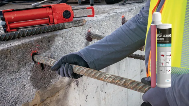 anchoring adhesives for concrete